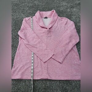 Talbots Soft Pink Cowl Neck Top/Light Sweatshirt